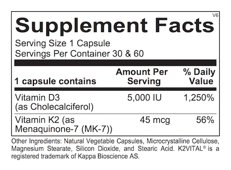 Grundlægger letvægt temperament Vitamin K2 with D3 (30 caps) by Orthomolecular - IPM Supplements