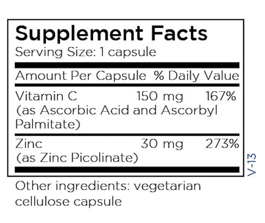 Zinc Picolinate 30 mg (100 caps) by Metabolic Maintenance IPM Supplements